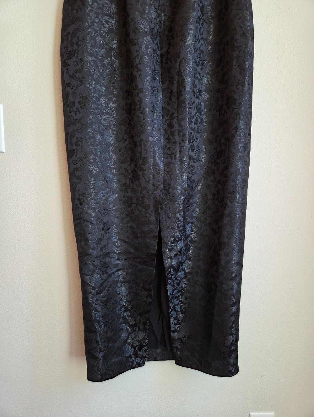 SAU LEE Jennifer Dress in Black Jacquard NWT Strapless Midi Size 10 - Picture 12 of 14
